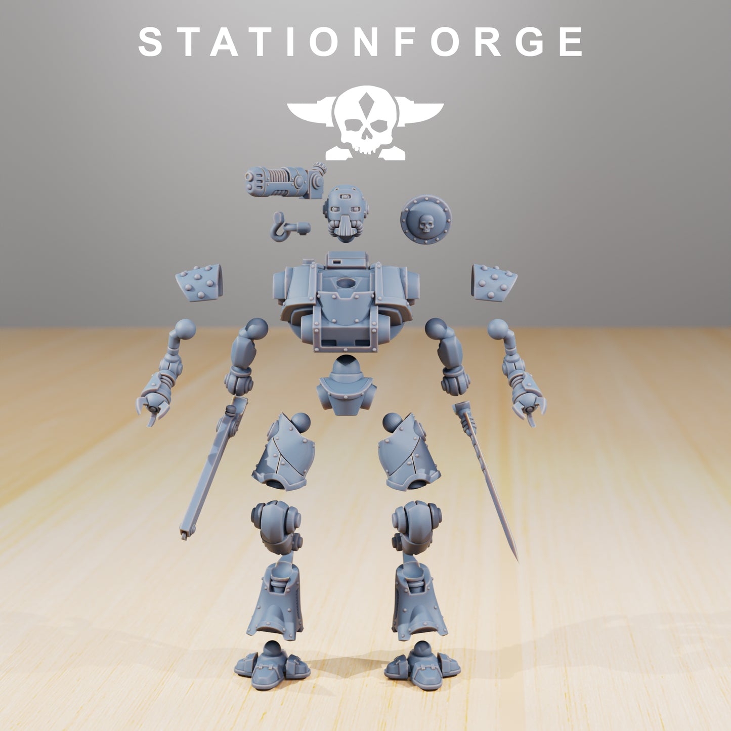 Foto do produto 28mm Tabletop Minis Stationforge: Exutars