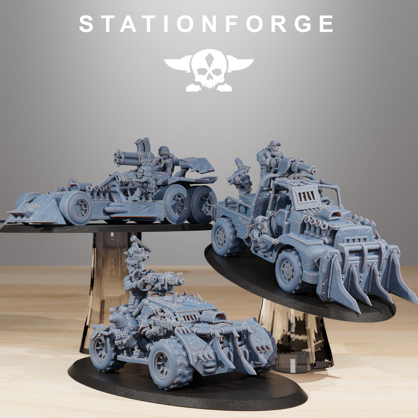 Produktová fotografie 28mm Tabletop Minis Stationforge: Speedsters