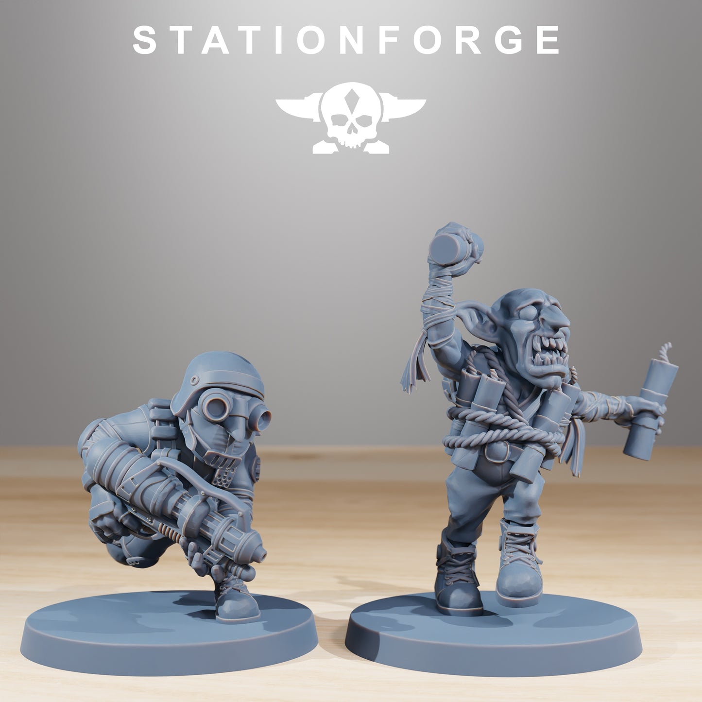 Foto do produto 28mm Tabletop Minis Stationforge: Skillers
