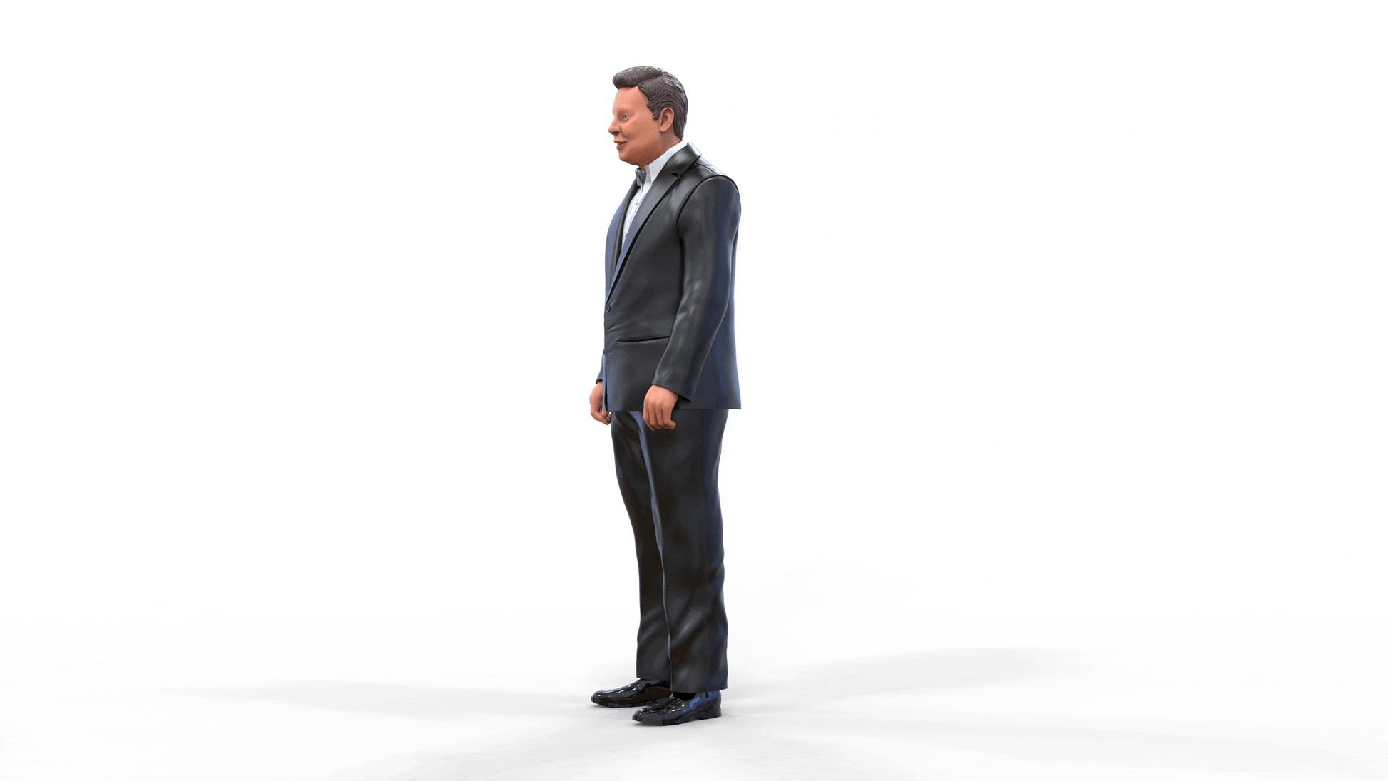 Product photo diorama and model building miniature figure: businessman