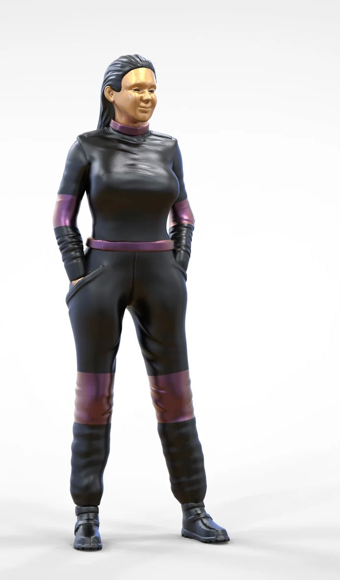 Product photo diorama and model building miniature figure: Driver set, 6 figures