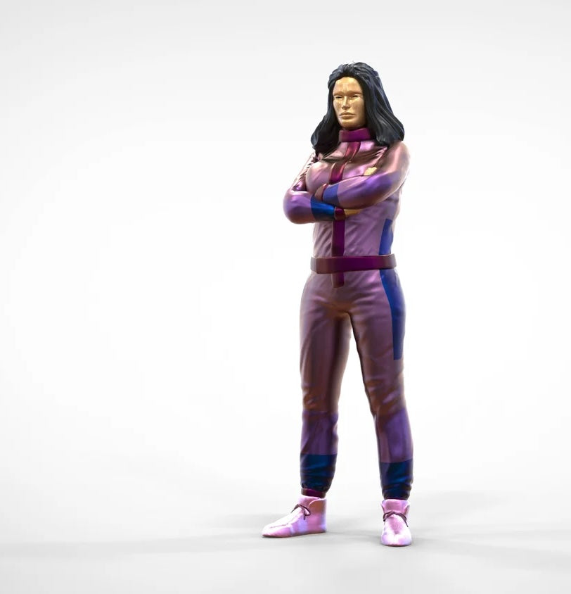 Product photo diorama and model building miniature figure: Driver set, 6 figures