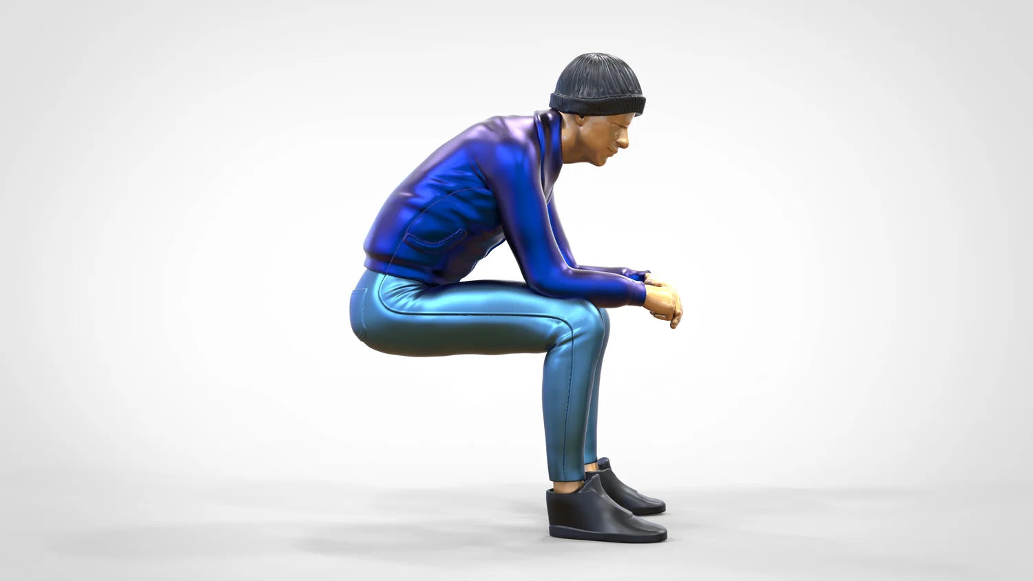 Produktfoto Diorama und Modellbau Miniatur Figur: Zuschauer Set 2, 6 Figuren