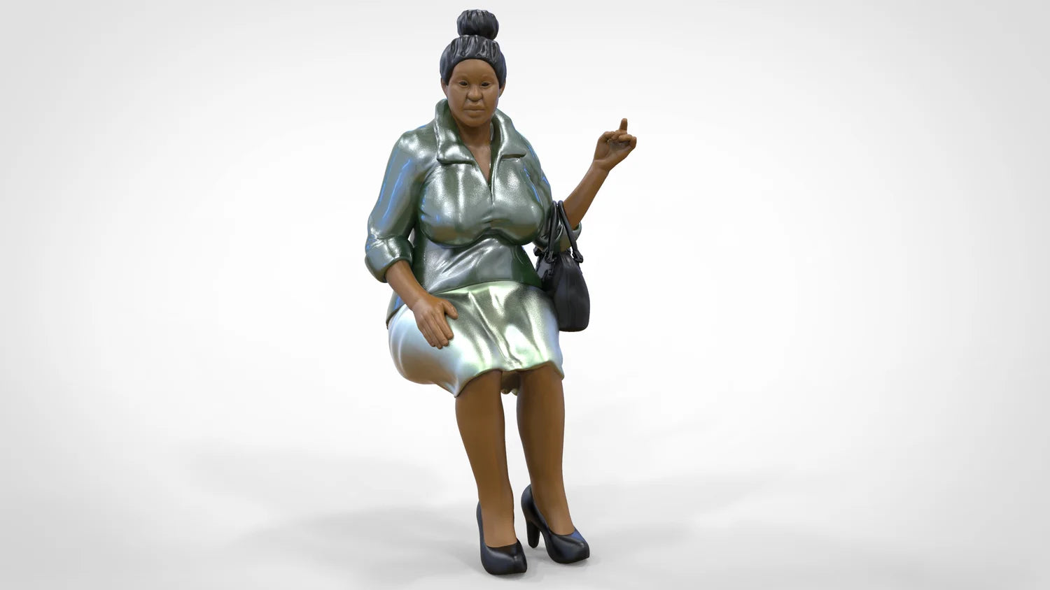 Produktfoto Diorama und Modellbau Miniatur Figur: Zuschauer Set 2, 6 Figuren