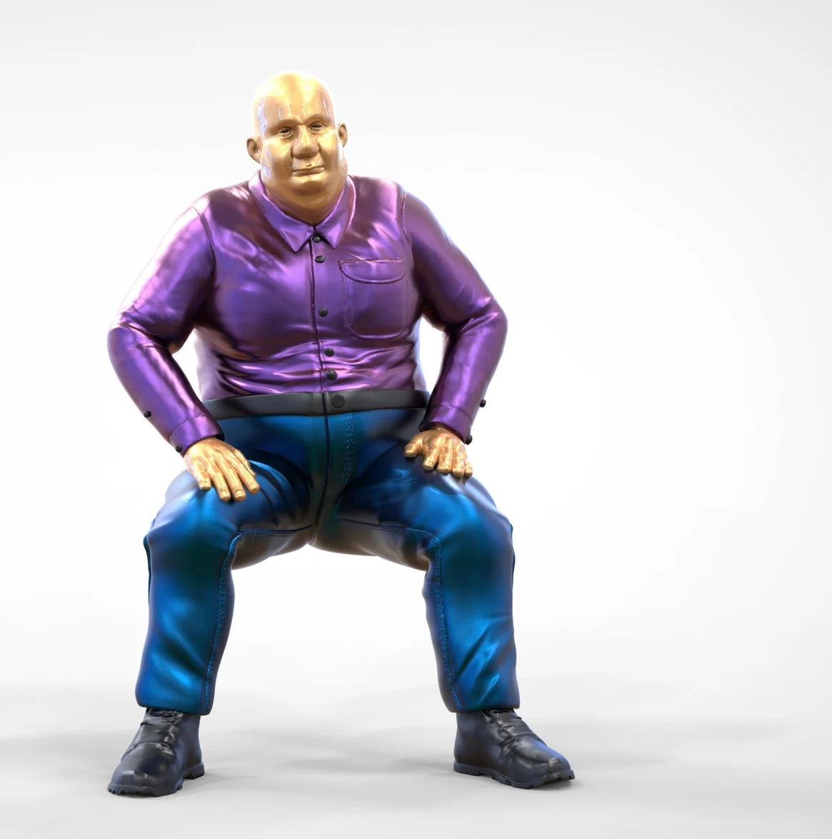 Produktfoto Diorama und Modellbau Miniatur Figur: Zuschauer Set 2, 6 Figuren