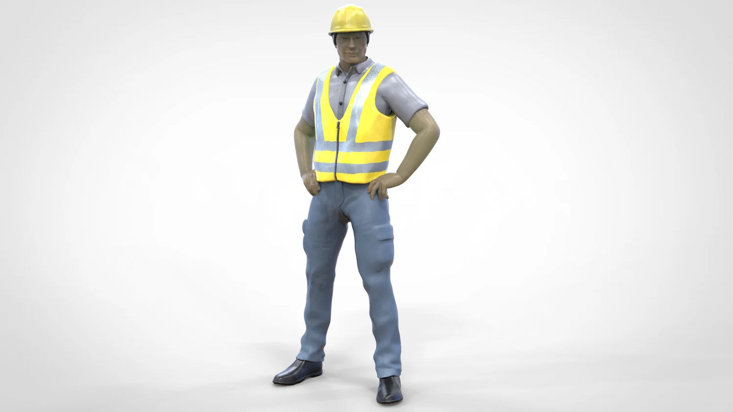 Foto do produto Diorama e Modelismo Miniatura: Conjunto de Trabalhadores, 8 Figuras
