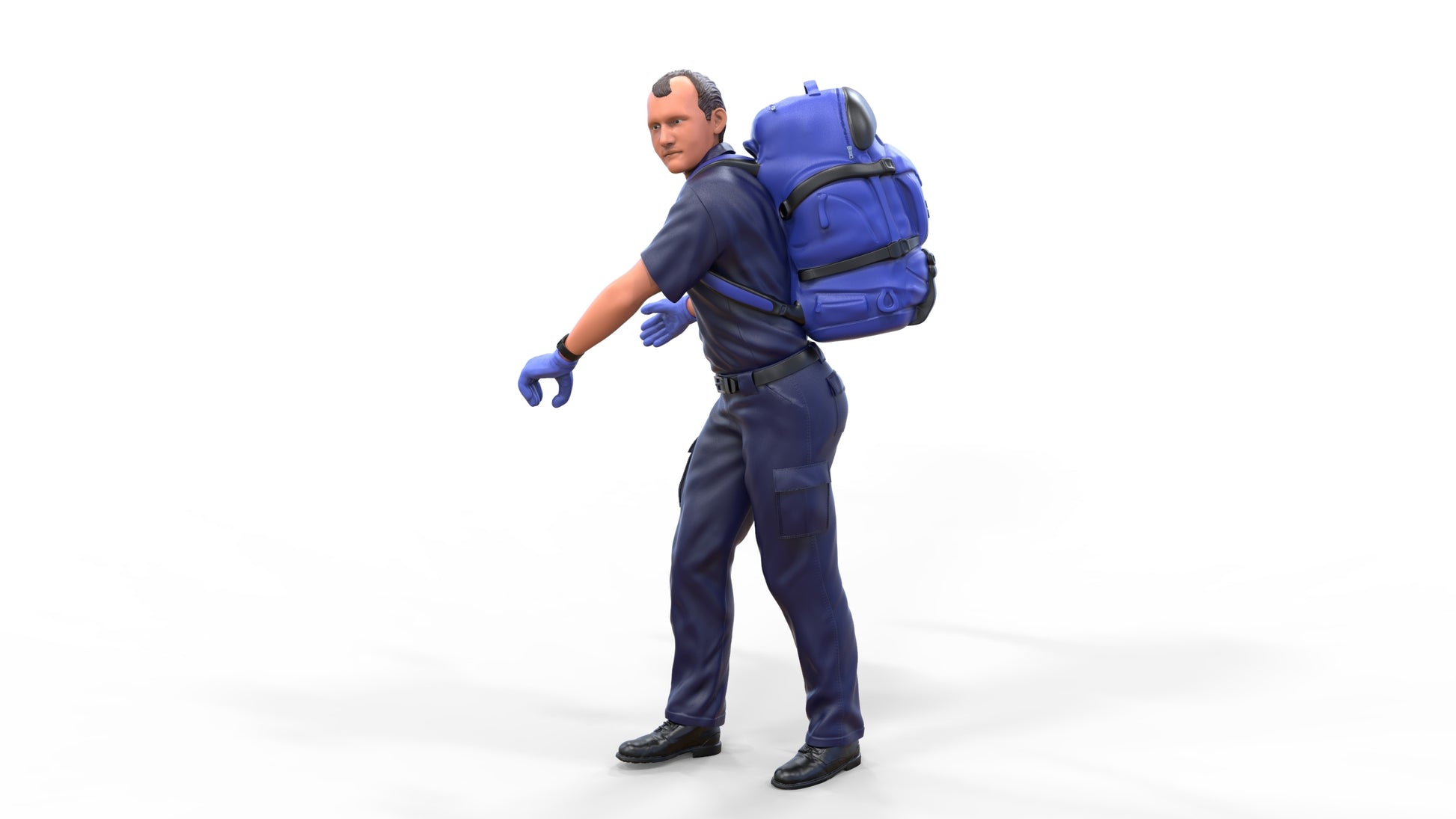 Produktfoto Diorama und Modellbau Miniatur Figur: Sanitäter 4