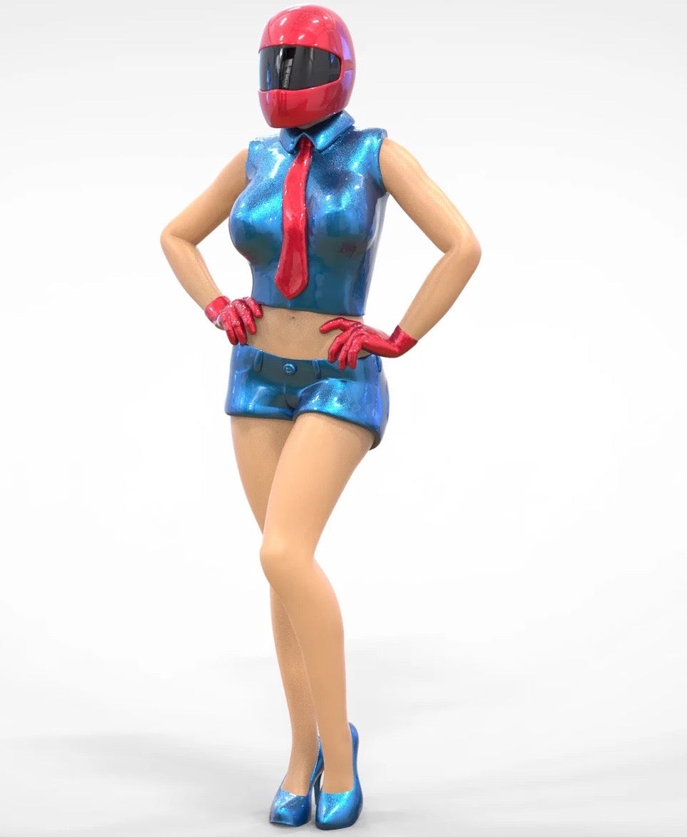 Product photo diorama and model building miniature figure: Boxenluder set, 10 figures