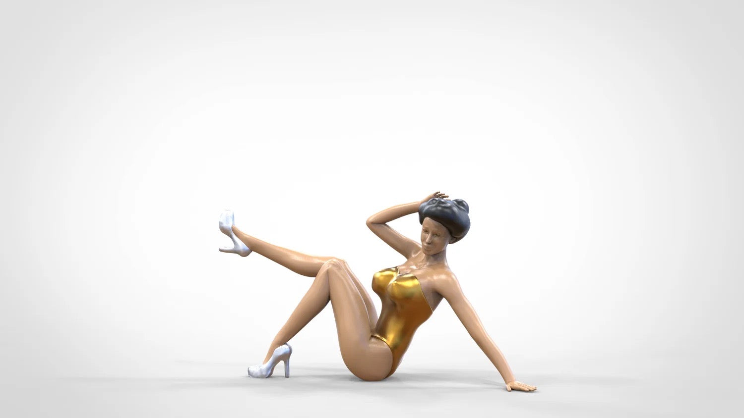 Product photo diorama and model building miniature figure: Boxenluder set, 10 figures