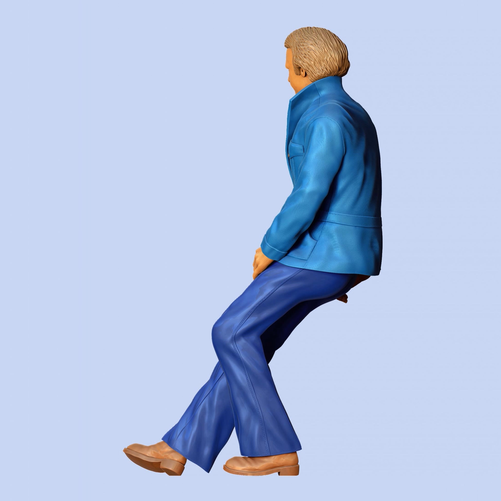 Produktfoto Diorama und Modellbau Miniatur Figur: Detektiv 3