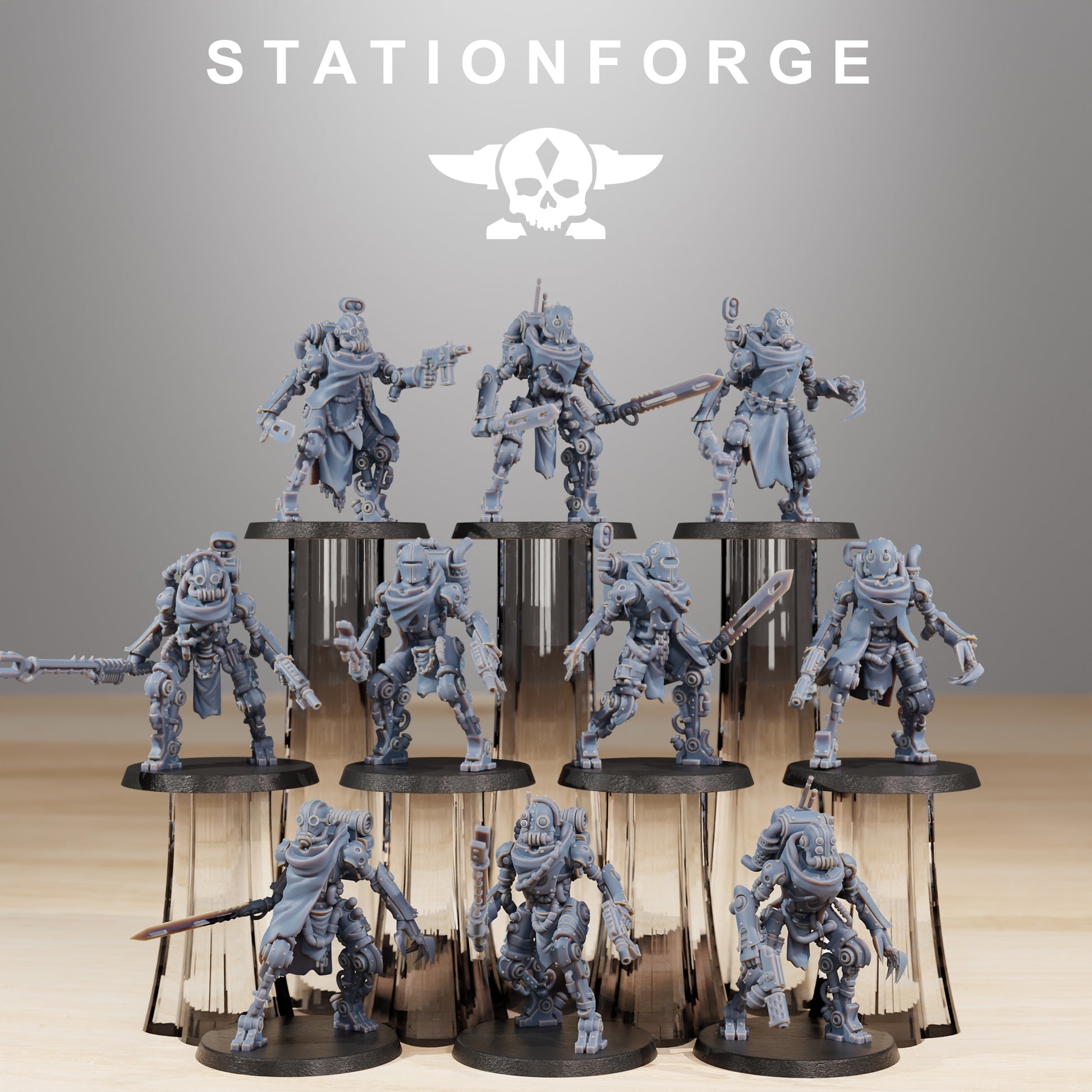 Produktová fotografie 28mm Tabletop Minis Stationforge: Junkbots