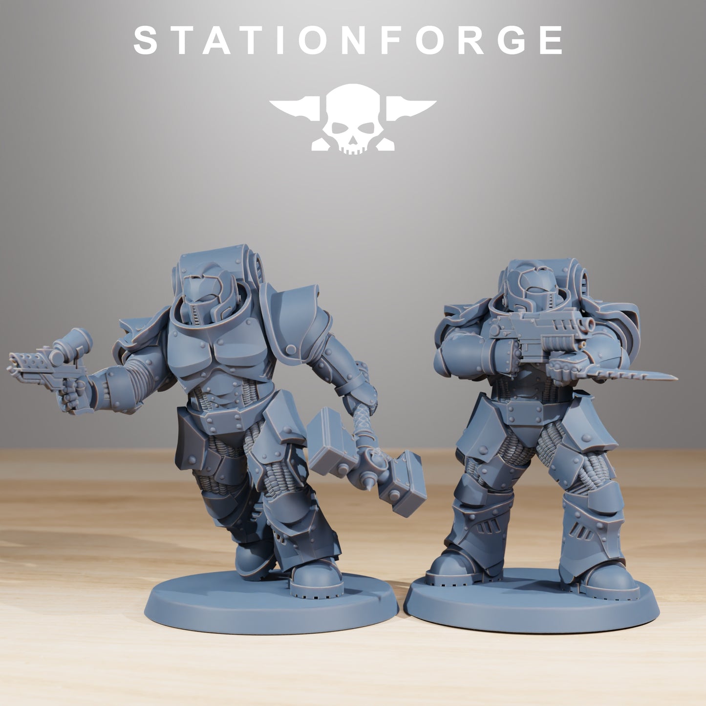 Produktová fotografie 28mm Tabletop miniatury Stationforge: Blízká pěchota