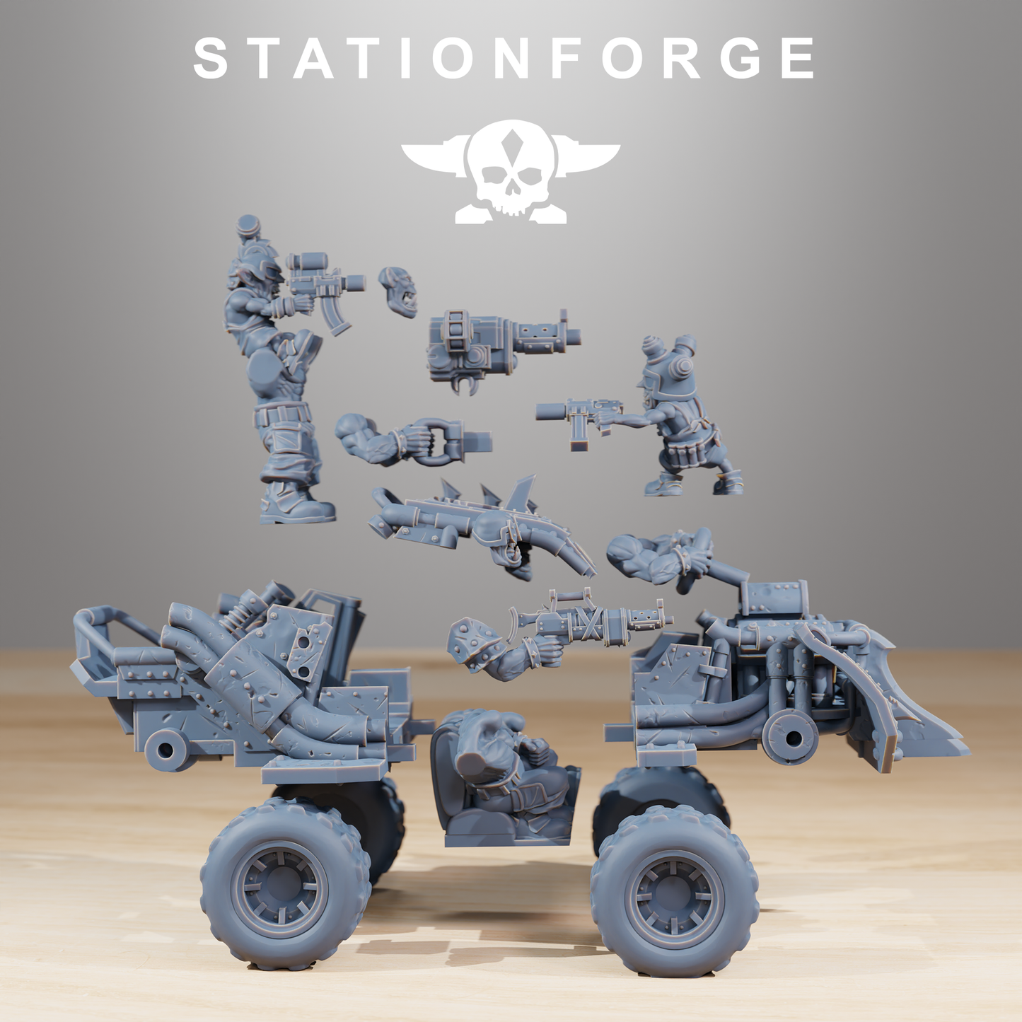 Produktová fotografie 28mm Tabletop Minis Stationforge: Speedsters
