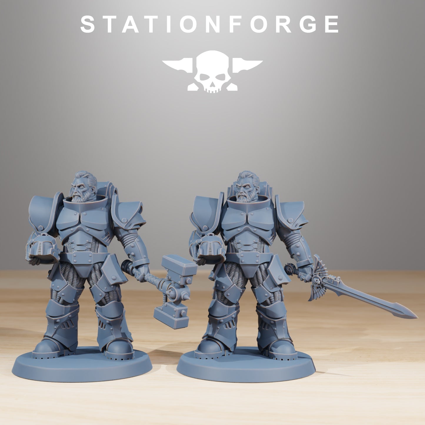 Produktová fotografie 28mm Tabletop miniatury Stationforge: Blízká pěchota