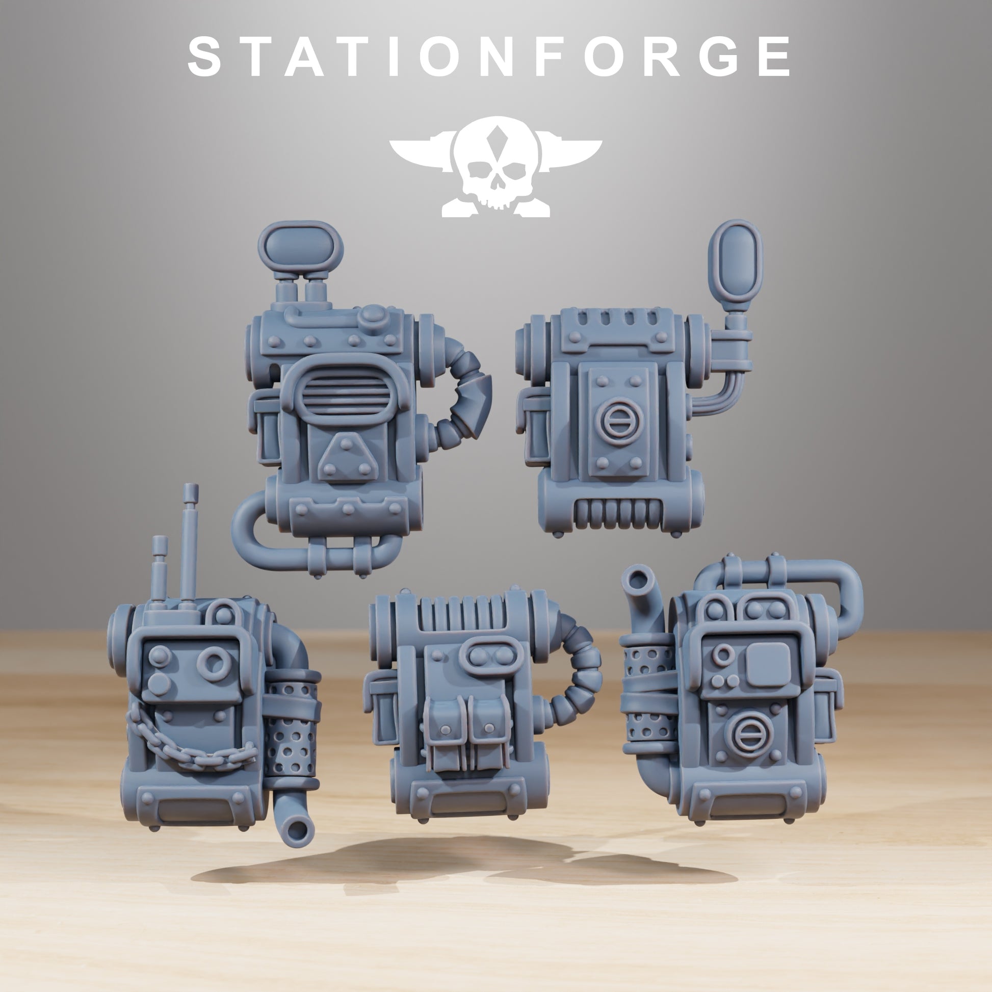 Produktová fotografie 28mm Tabletop Minis Stationforge: Junkbots