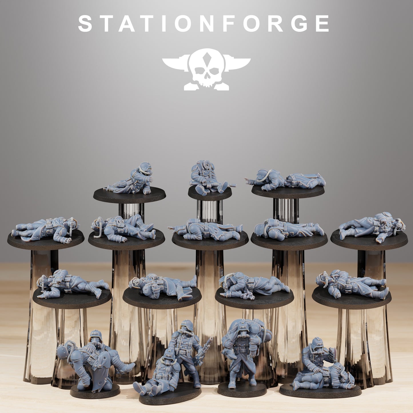 Produktová fotografie 28mm tabletop miniatury Stationforge: The Fallen