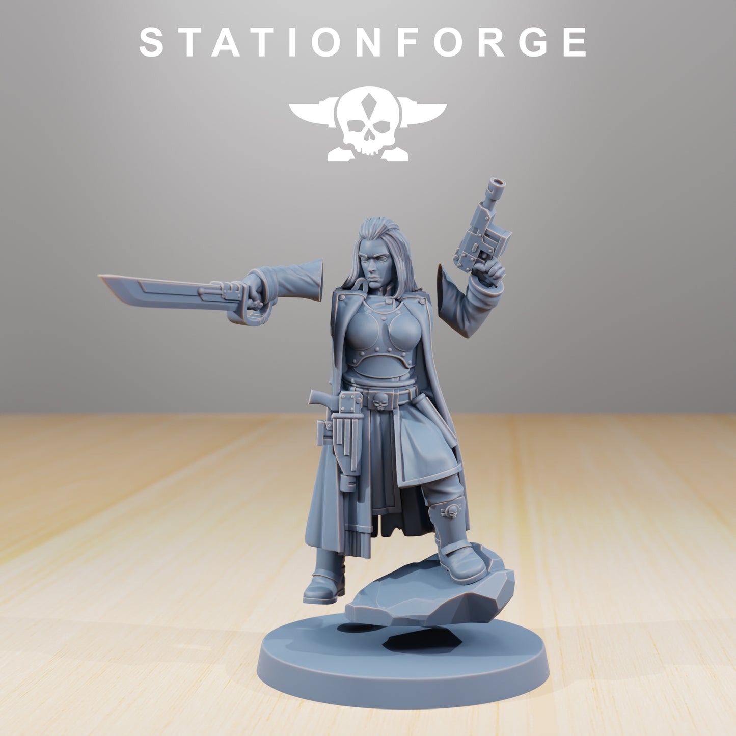 Foto do produto Minis de Tabletop 28mm Stationforge: Companheiros ao Redor da Fogueira