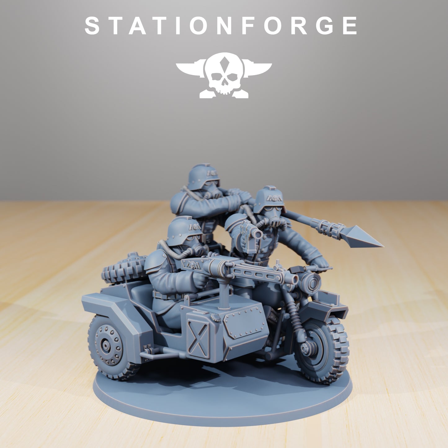 Product photo 28mm tabletop minis Stationforge: Death Bikers