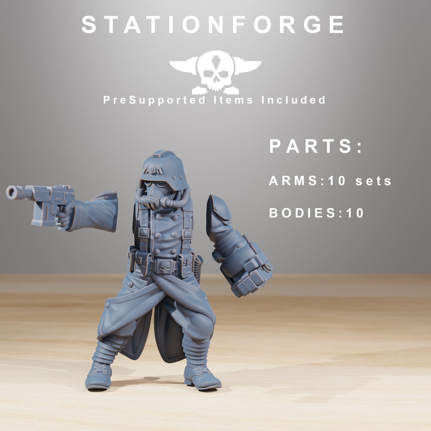 Produktová fotografie 28mm Tabletop miniatury Stationforge: Acolytes