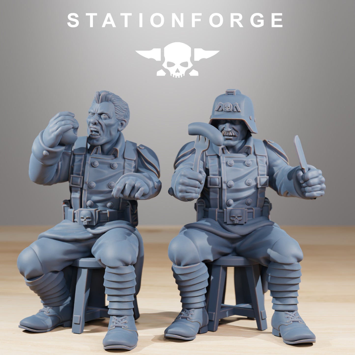 Foto do produto 28mm Tabletop Minis Stationforge: Festa de Fim de Ano
