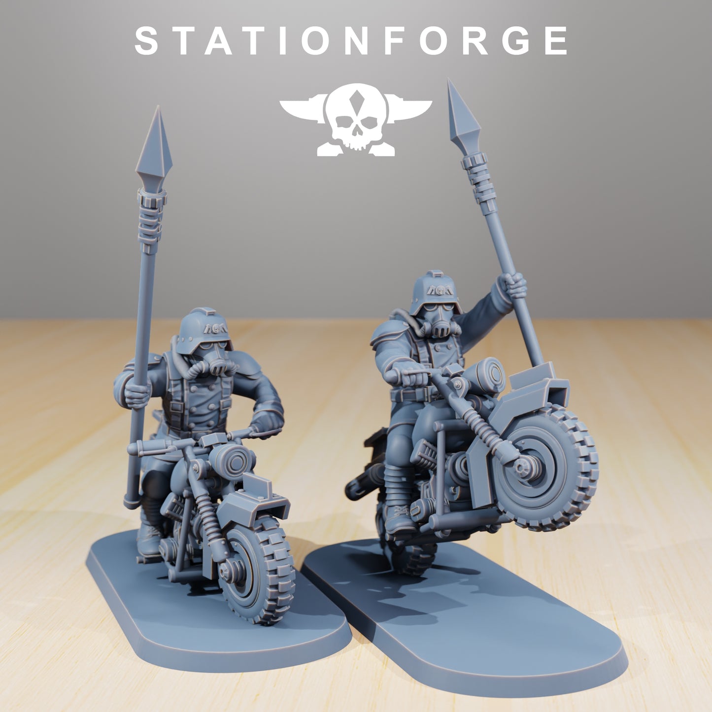 Product photo 28mm tabletop minis Stationforge: Death Bikers
