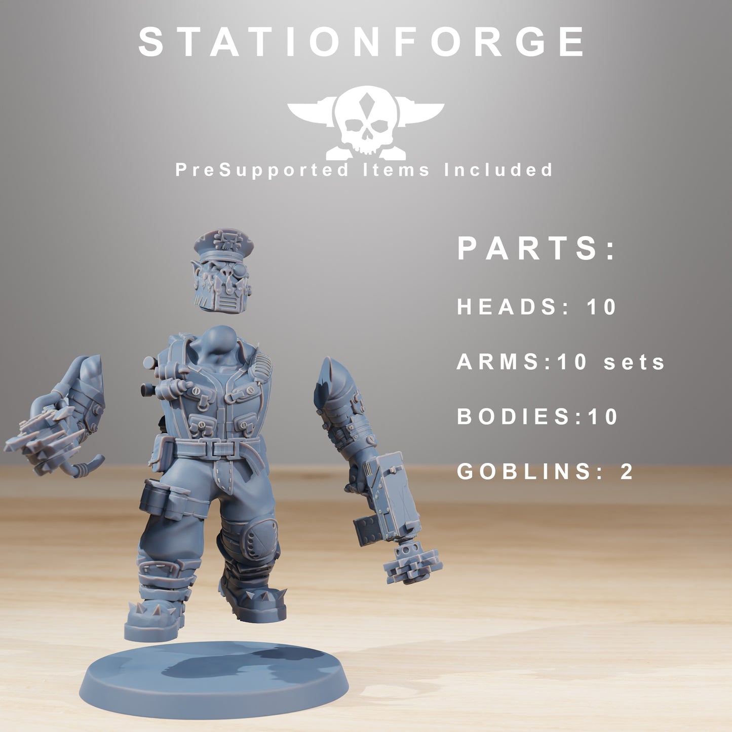 Foto do produto 28mm Tabletop Minis Stationforge: Skillers