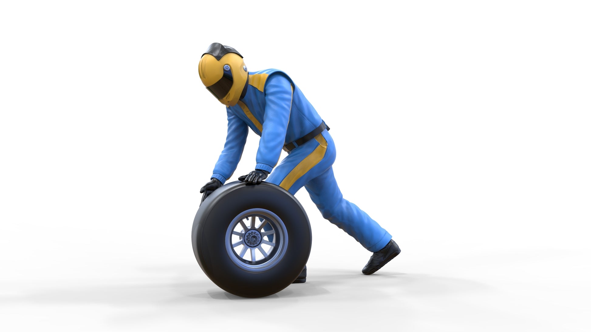 Produktfoto Diorama und Modellbau Miniatur Figur: Pit-Crew Set, 6 Figuren