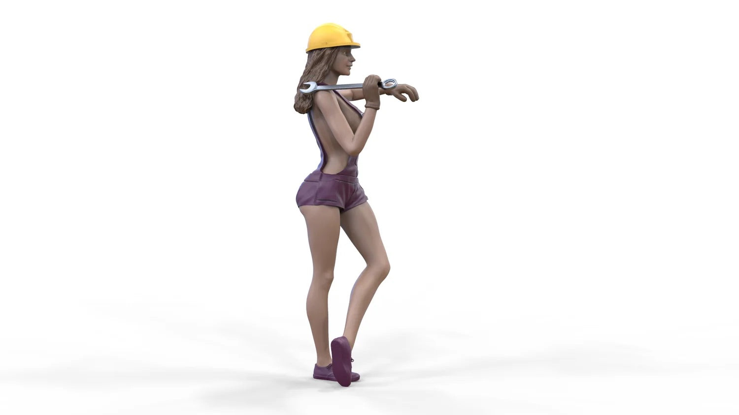 Produktfoto Diorama und Modellbau Miniatur Figur: Mechanikerin 2