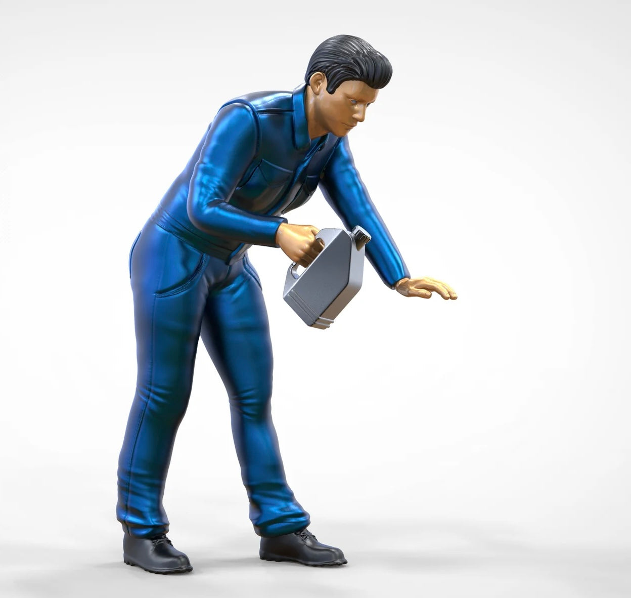 Produktfoto Diorama und Modellbau Miniatur Figur: Mechaniker Set 2, 8 Figuren