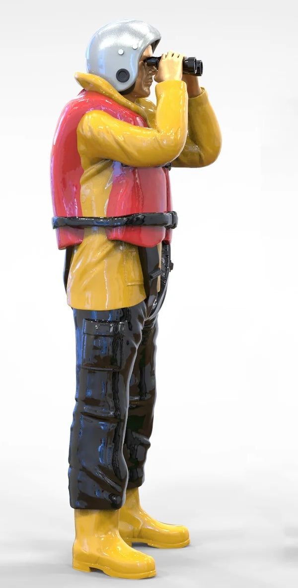Produktová fotografie diorama a modelářské miniatury: Sada záchranářů, 8 figur.