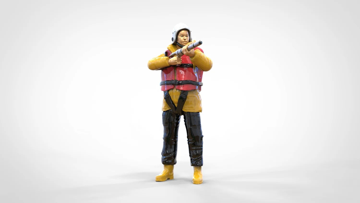 Produktfoto Diorama und Modellbau Miniatur Figur: Seenotretter Set, 8 Figuren