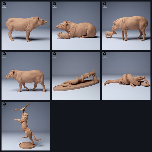 Tento obrázek je obrázek kategorie pro vydání 24_04: Amazonas-zvířecí miniatury a zvířecí figurky pro dioramata a modelářství