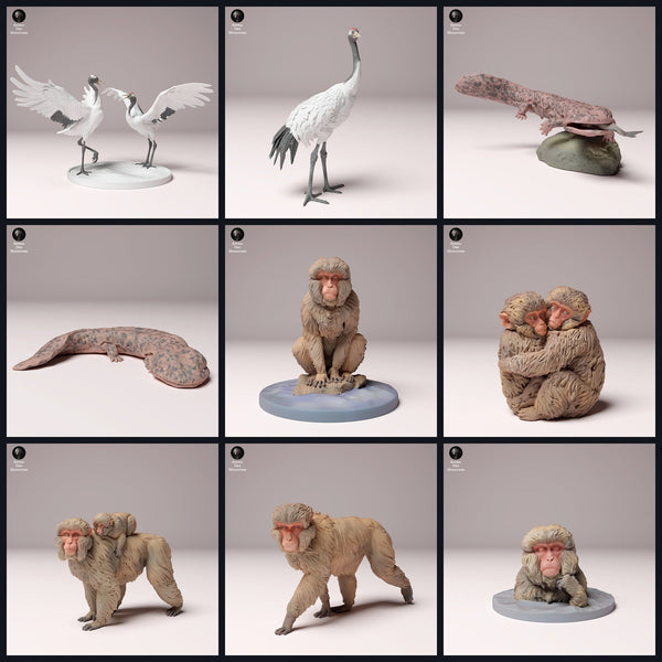 Tento obrázek je obrázek kategorie pro vydání 24_10: Japanische Tierminiaturen und Tierfiguren für Diorama und Modellbau