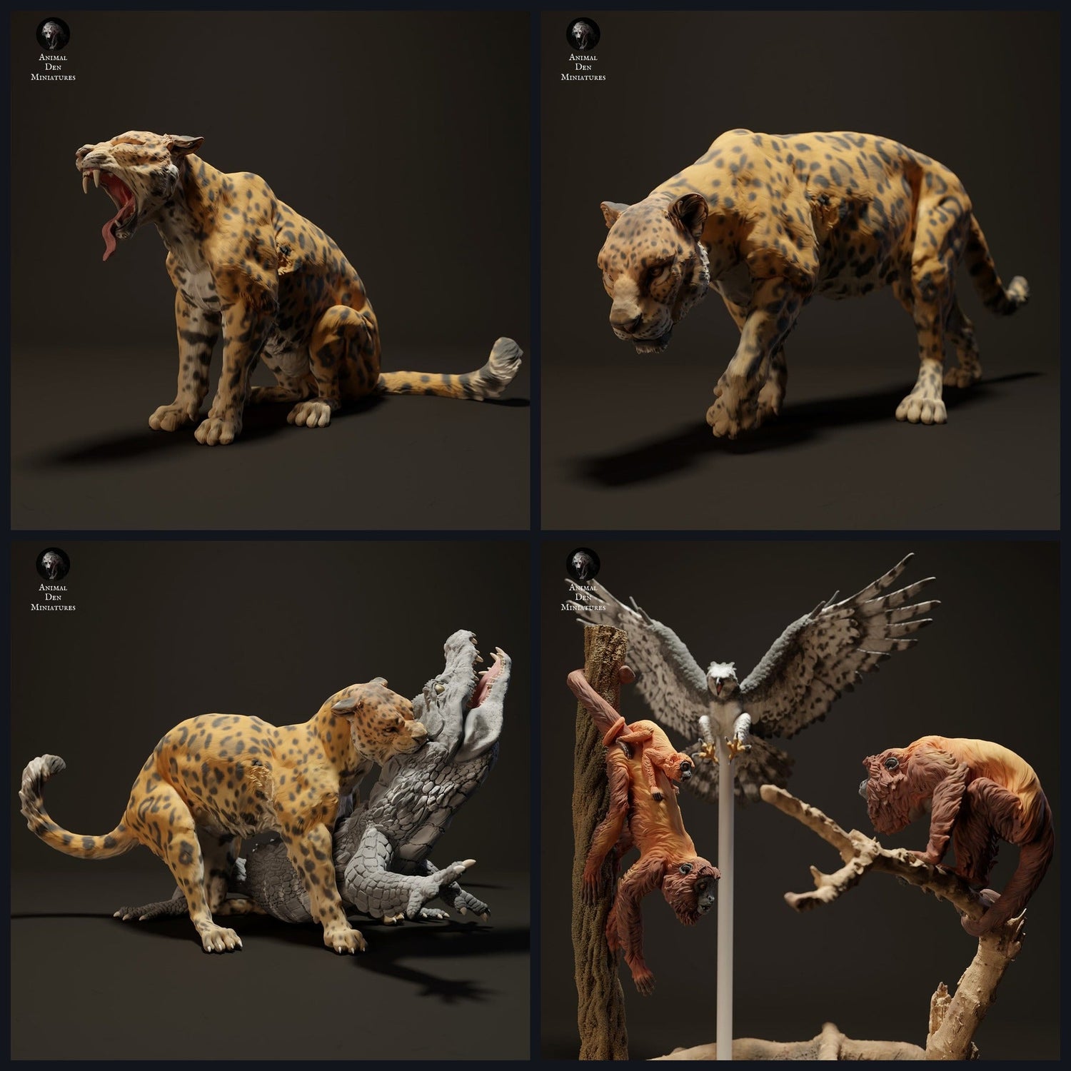 Esta imagem é a imagem da categoria para o lançamento 23_06: Südamerikanische Dschungel-miniaturas de animais para diorama e modelismo