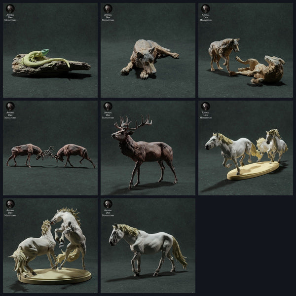 Tento obrázek je obrázek kategorie pro vydání 22_11: Wildtierminiaturen und Tierfiguren für Diorama und Modellbau