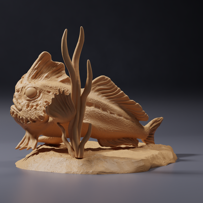 Foto del prodotto: miniatura di animale Animal Den Miniatures 3: creatura marina: pesce mano rosso (26_09_01)
