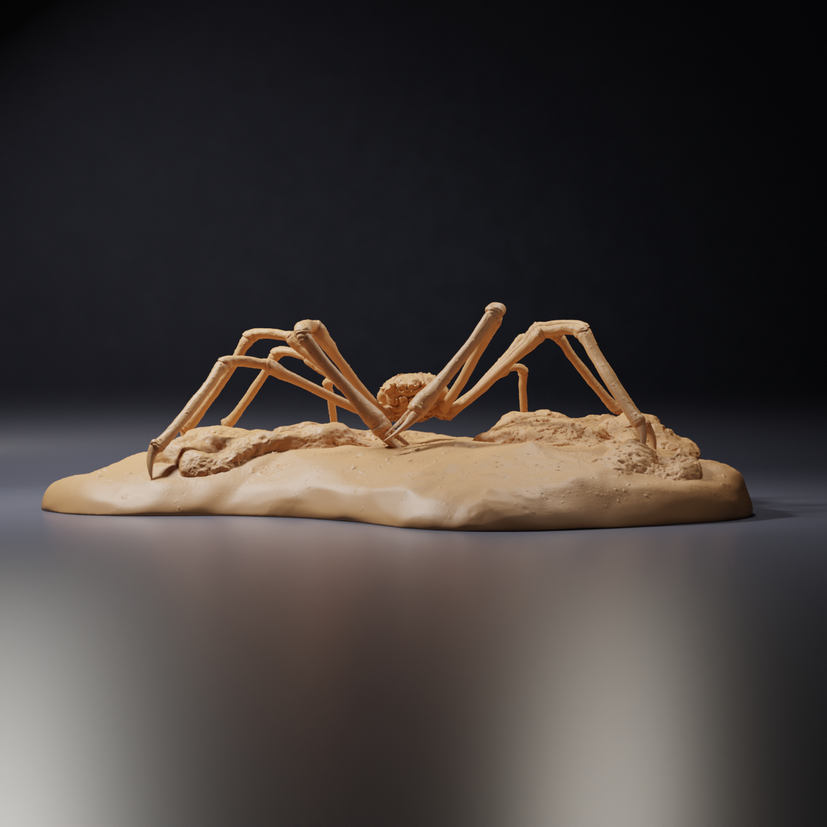Φωτογραφία προϊόντος ζωικής φιγούρας Animal Den Miniatures 0: Θαλάσσιο ζώο, φιγούρα: Ιαπωνικό γιγάντιο καβούρι (26_09_05)