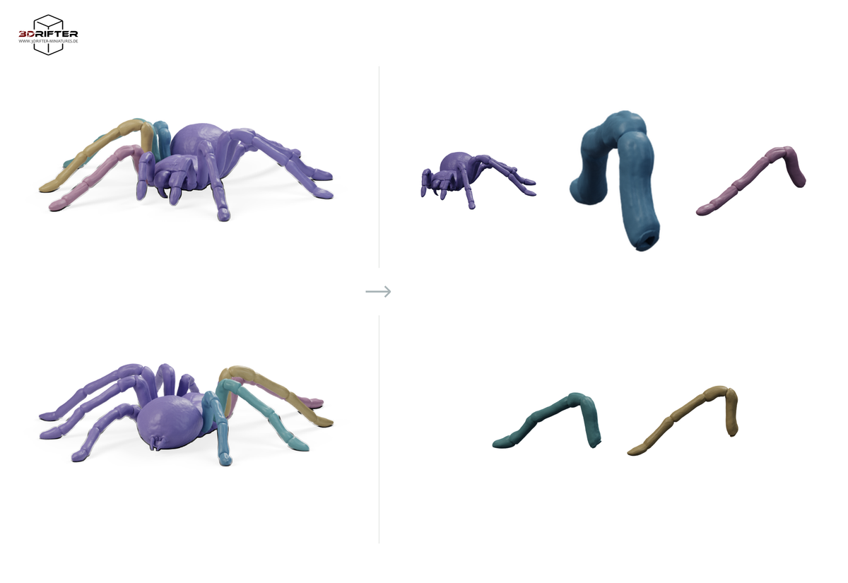 Produktfoto Tierfigur Animal Den Miniatures 2: Spinnentierfigur: Goliath-Vogelspinne (26_10_01)