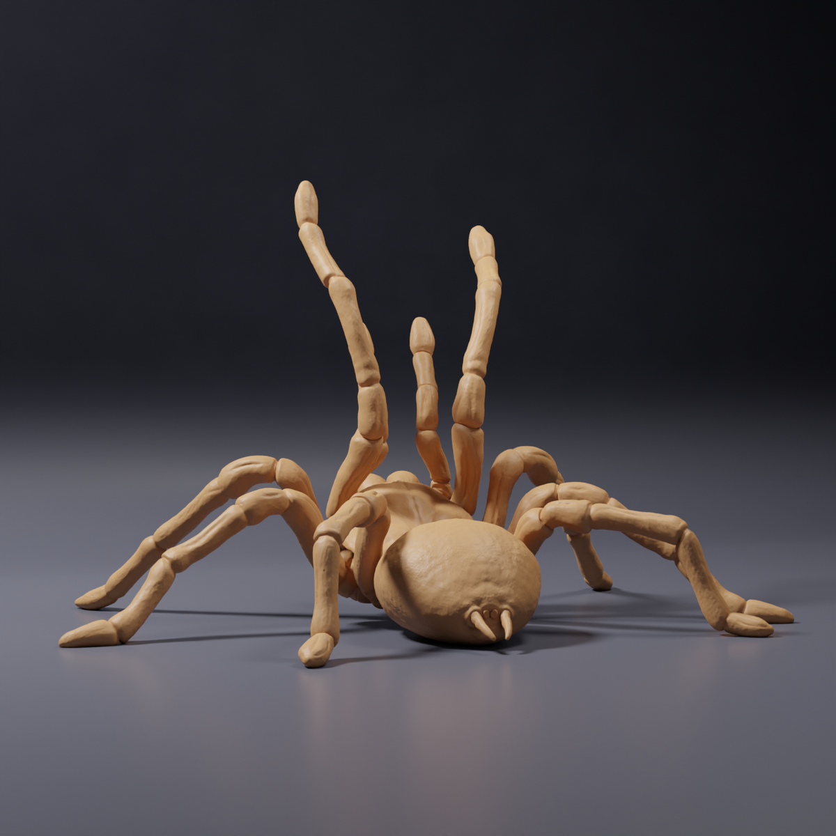 Produktová fotografie figurky zvířete Animal Den Miniatures 4: Figurky pavoukovce: goliášská tarantule - výhružný postoj (26_10_02)