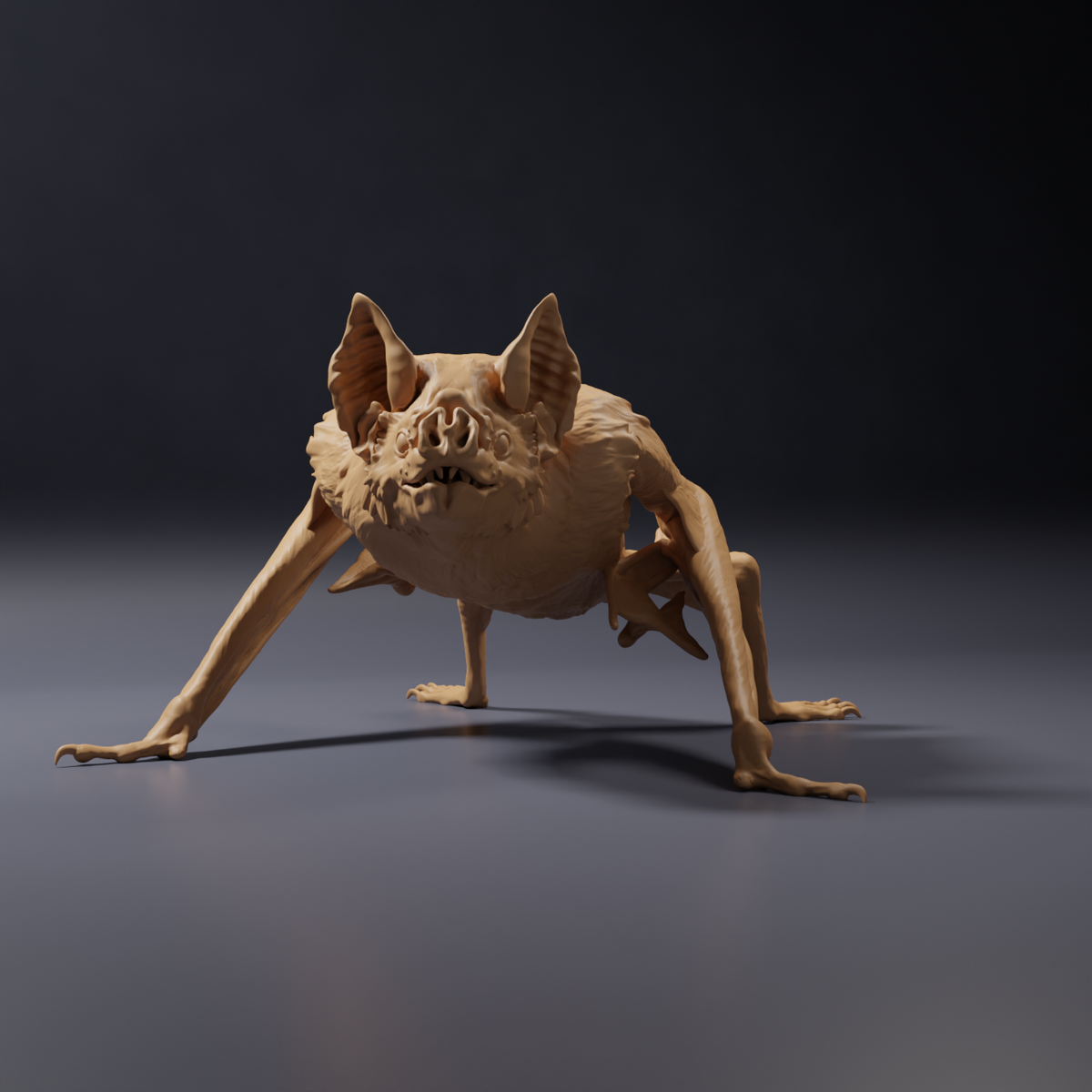 Φωτογραφία προϊόντος φιγούρα ζώου Animal Den Miniatures 0: φιγούρα νυχτερίδας: κοινός βρικόλακας - σκυμμένος (26_10_04)