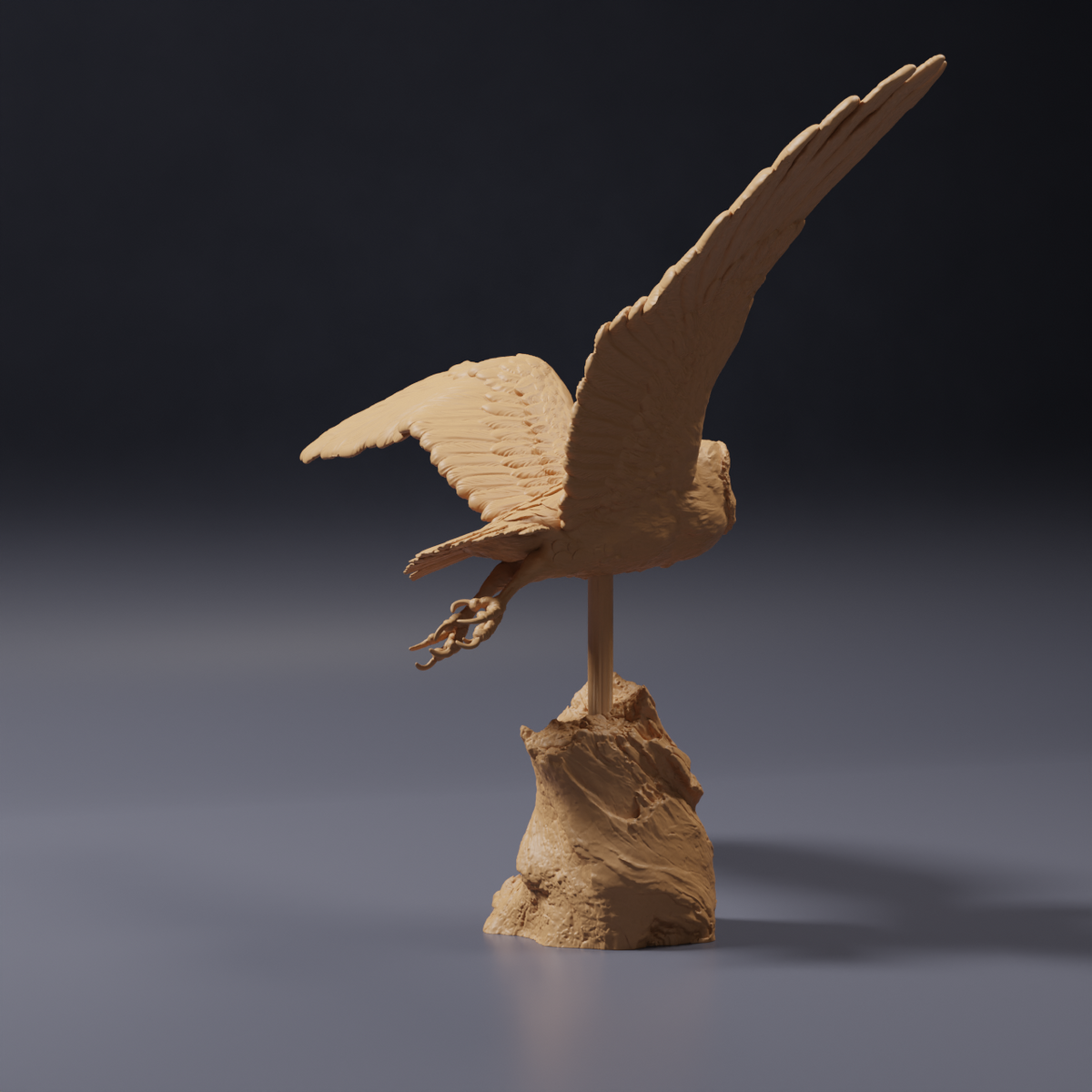 Φωτογραφία προϊόντος, φιγούρα ζώου Animal Den Miniatures 4: Άγρια πανίδα, φιγούρα ζώου: Αμερικανική κουκουβάγια - σε πτήση (26_10_07)