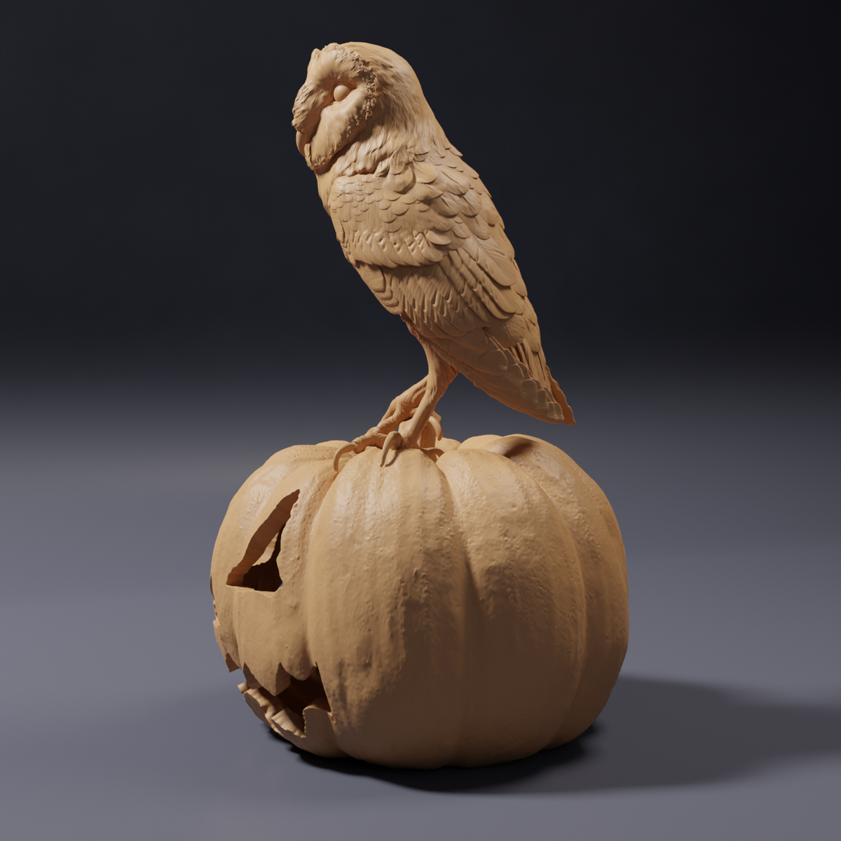 Φωτογραφία προϊόντος φιγούρας ζώου Animal Den Miniatures 0: φιγούρα άγριου ζώου: Αμερικανική κουκουβάγια (26_10_08)