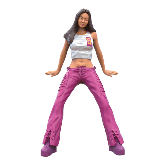 Produktfoto Diorama und Modellbau Miniatur Figur: Frau anlehnend