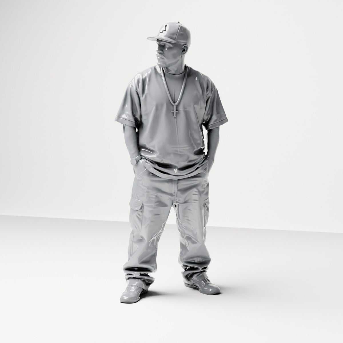 Foto de produto de modelismo para diorama 1: conjunto de figuras para diorama Hip-Hop, Urban e Streetwear