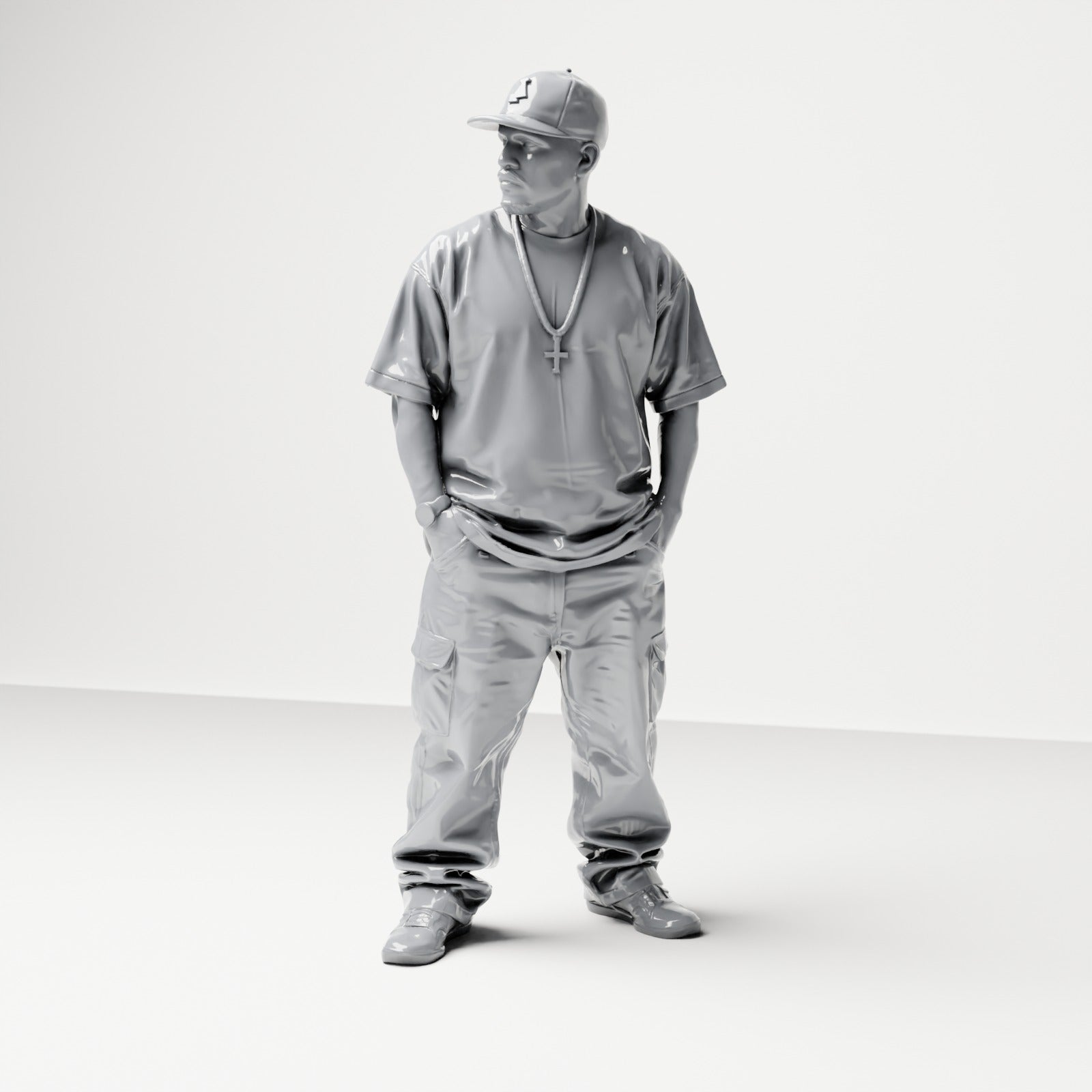 Foto de produto de modelismo para diorama 1: conjunto de figuras para diorama Hip-Hop, Urban e Streetwear