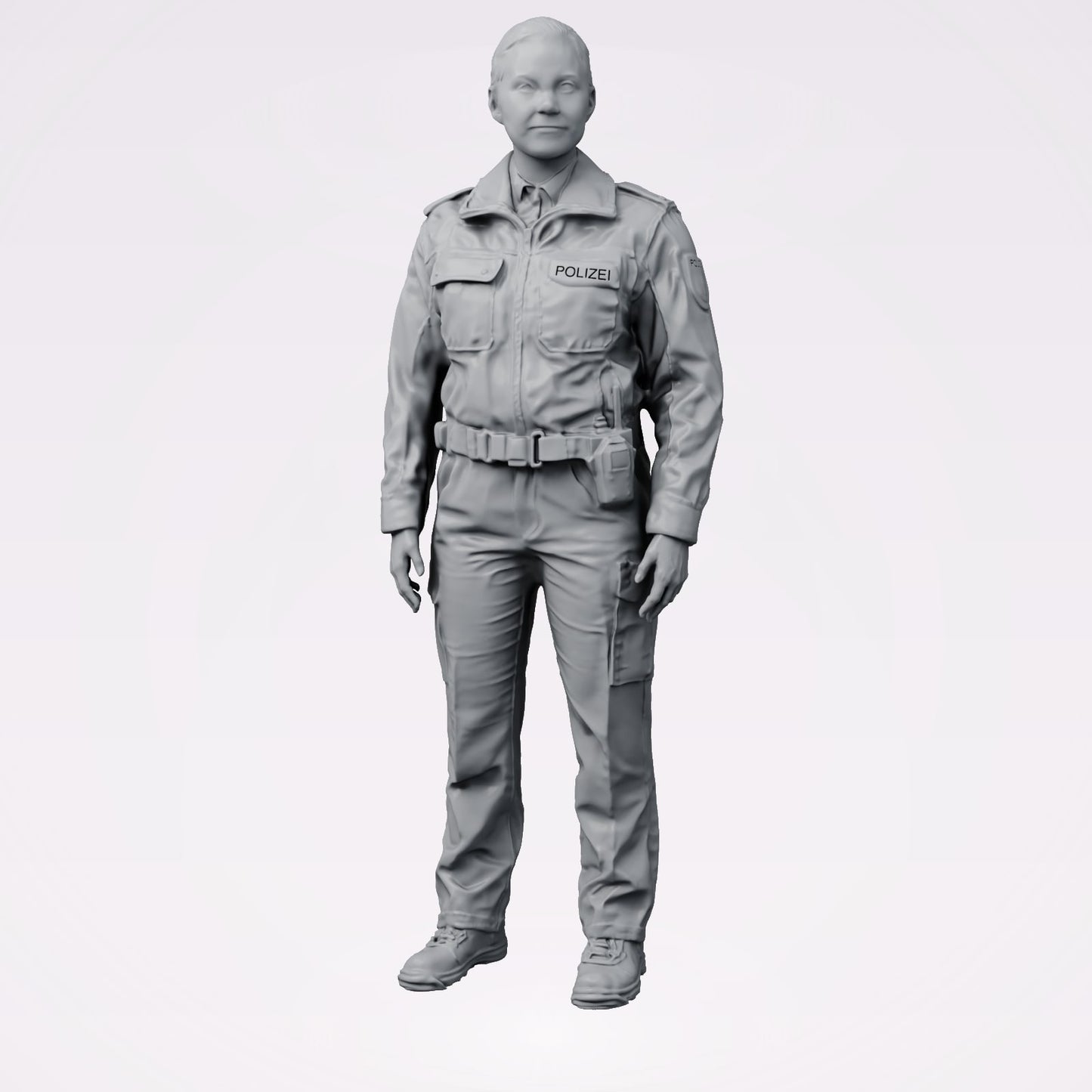 Imagem do produto de diorama: Figura em pé: polícia alemã com cinto de serviço (B020)