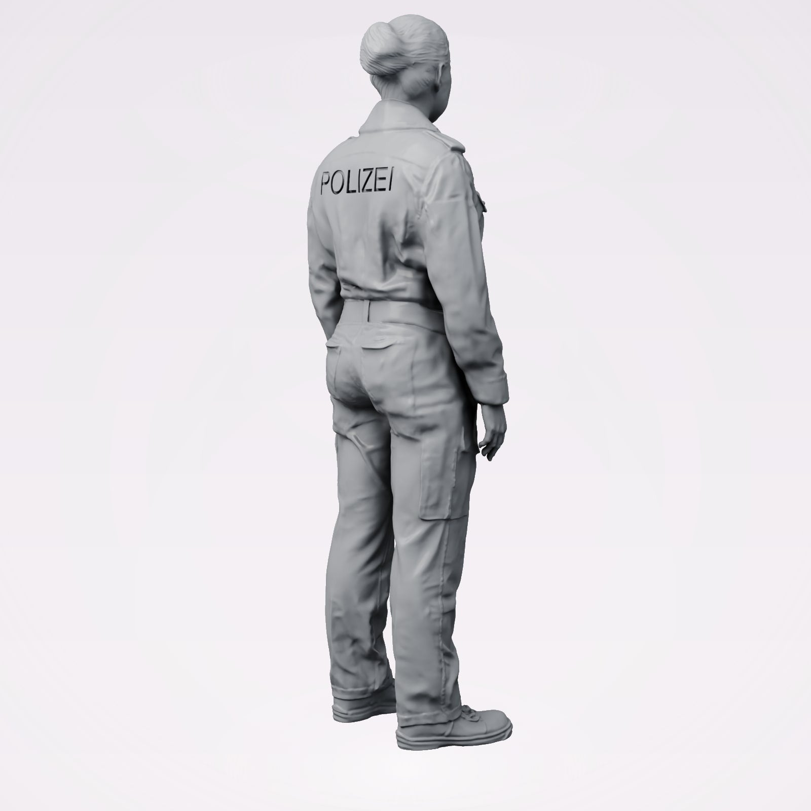 Foto do produto de diorama: Figura em pé: polícia alemã com cinto de serviço (B020)