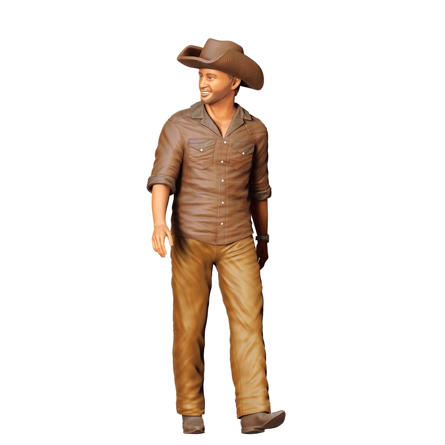 Foto prodotto diorama modellismo 1: set di figure per diorama: cowboy e cowgirl (n. S76)