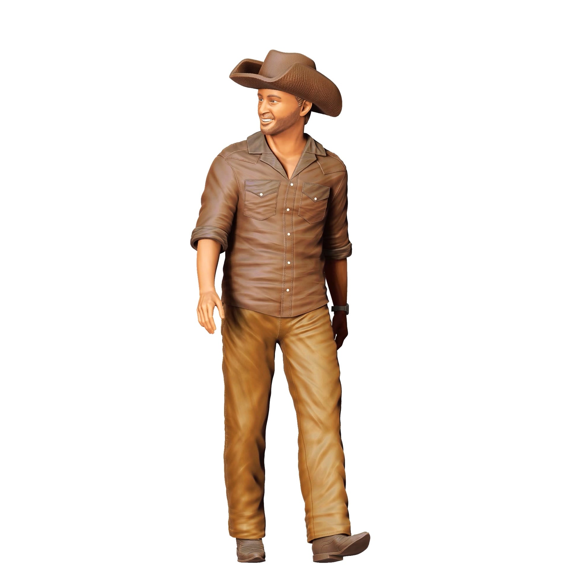 Foto prodotto diorama modellismo 1: set di figure per diorama: cowboy e cowgirl (n. S76)