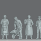 Produktfoto Figur H0, 1:72 - 0: Bauern und Farmer Figuren Set (6 Figuren)